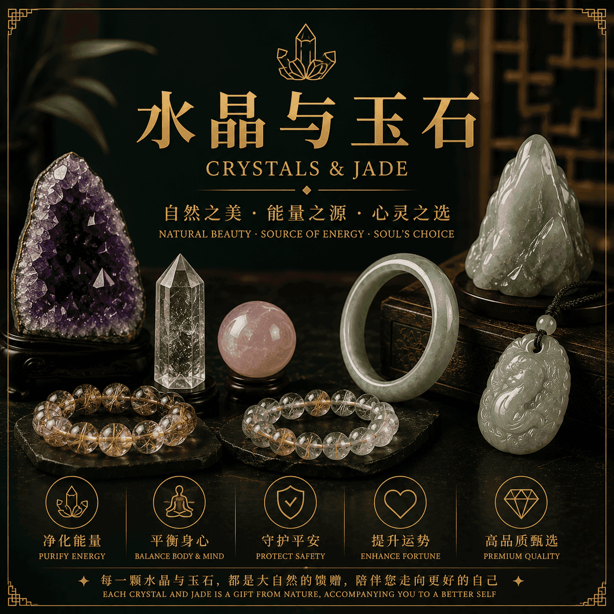 CRYSTALS & JADE